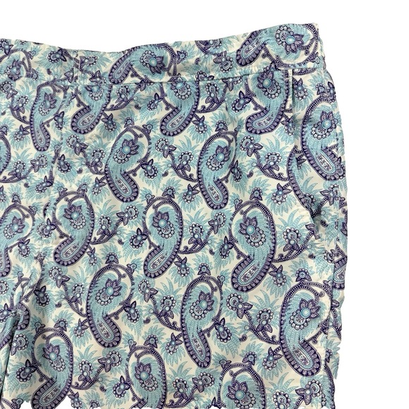 Mens Peter Millar Seaside Collection Blue Purple Paisley Swim Trunks Size XL - Picture 7 of 8